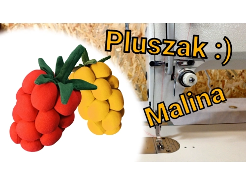 Maskotka jeżyna/malina - uszyj własną